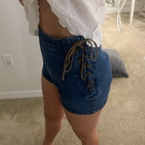 jean shorts